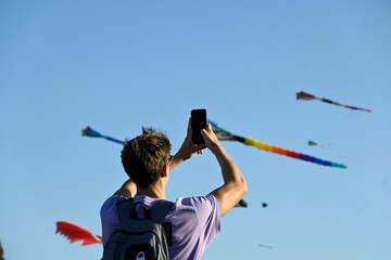 Drachenfest auf dem Tempelhofer Feld