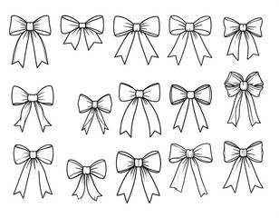 Various Bow Designs for Decoration.