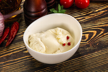 Italian soft young cheese burrata