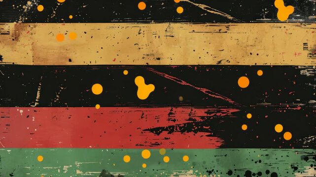 Vibrant and dynamic interpretation of Germany's national flag with a contemporary twist on grey backdrop.