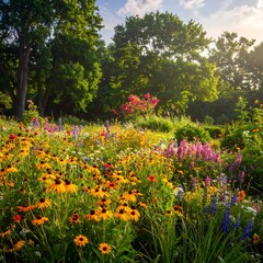 Fototapeta premium Vibrant summer meadow