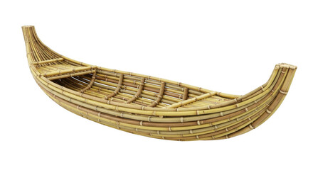 Obraz premium Ancient boat isolated on transparent background