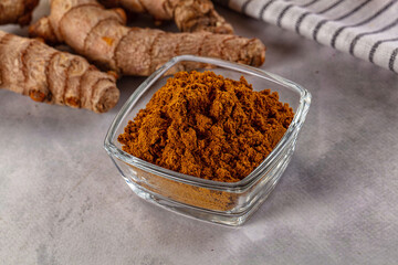 Indian spices - Curry powder heap