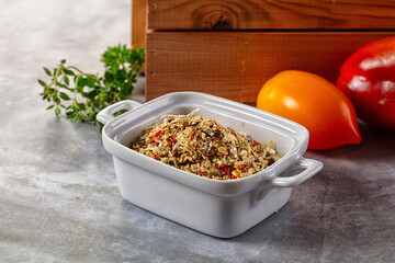 Dry vegetables seasoning for cooking