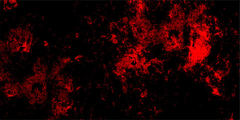 Abstract red grunge reflection of neon cumulus clouds smoke exploding art. Defocused Lights and Dust Particles with soft Red clouds painted texture. Freeze motion of red color fire particles splashing