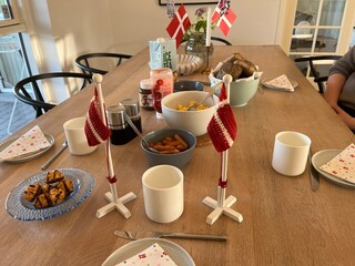 breakfast on the table