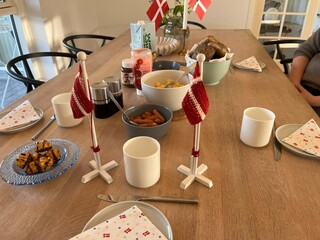 breakfast on the table