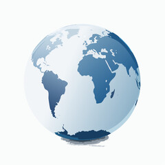 Fototapeta premium A captivating globe illustration representing global connectivity and earth awareness for diverse