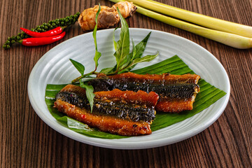Gourmet Grilled fresh eel fish