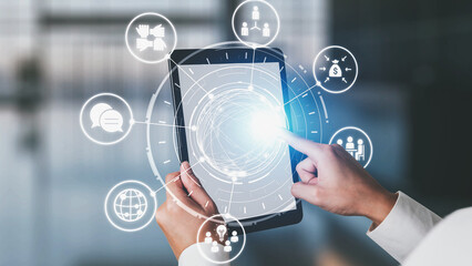 Obraz premium Crowdsourcing allows collaboration, ideas, and crowdsourcing resources. Crowdsourcing supports innovation through community-driven crowdsourcing contributions. Spire