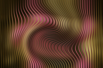Obraz premium Abstract background with swirling lines and blurred shapes in gold and pink hues