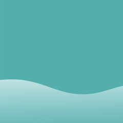 Abstract Teal and White Wavy Background