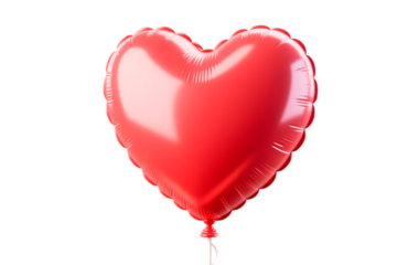 red heart shaped balloon