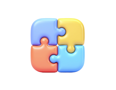 3d puzzle piece