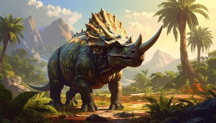 Majestic Prehistoric Rhinoceros.