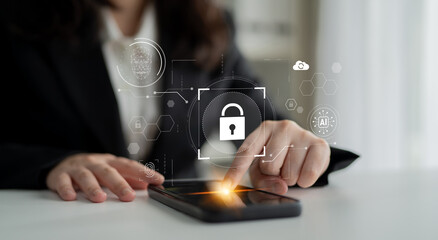 AI cyber security system using biometric authentication and privacy control. Cyber security...