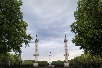 two monuments at the park 
