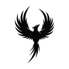 Majestic Phoenix Rises from the Ashes Symbol of Renewal and Hope