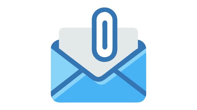  Email Attachment Icon for Files