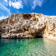 Beautiful Coastal Cave Beach.