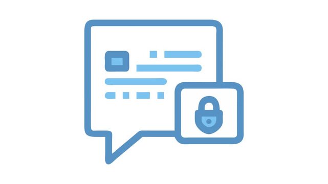  Icon Representing Encrypted Messages