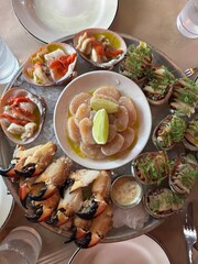 Seafood platter