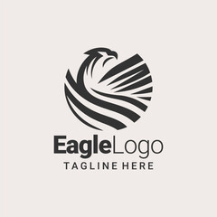 Refined Eagle Mark Logo Design