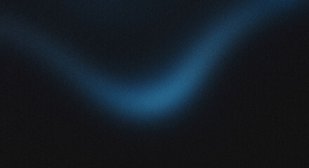 Abstract Dark Blue Light Beam on Black Background for Modern Design