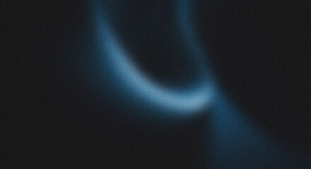 Abstract Blue Light Trails on Dark Background for Modern Design Concepts
