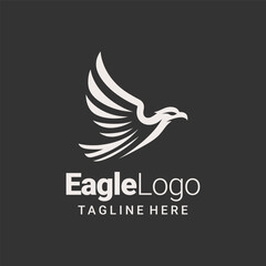 Refined Soaring Eagle Logo Concept