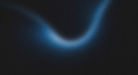 Abstract Blue Light Streak on Dark Background for Modern Design and Technology