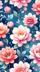Beautiful Floral Design Wallpaper.