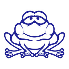Frog Toad Smiles cheerfully silly cheeky happy fun Drawing Comic