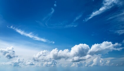 Blue Sky With Clouds 002