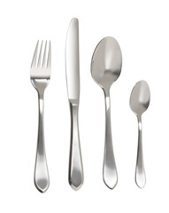 Silverware cutlery set including fork knife spoons
