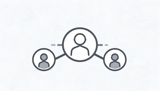 Connecting People: Network, Communication, and Teamwork Icon