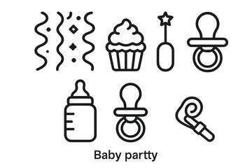 Celebrating a delightful baby party with fun decorations and treats for little ones