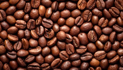 Fototapeta premium Roasted Coffee Beans Texture