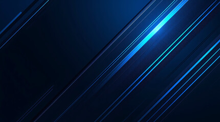Abstract Blue Background with Dynamic Lines for Modern Technology and Business Presentation Designs