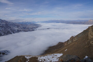 Snowy Peaks of Shahdag Mountains, Azerbaijan