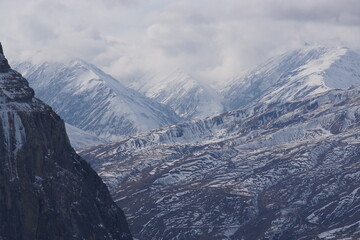 Snowy Peaks of Shahdag Mountains, Azerbaijan