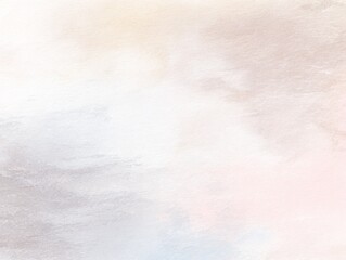 Fototapeta premium Soft Pastel Beige and Light Blue Watercolor Squares with Rounded Corners on White Background