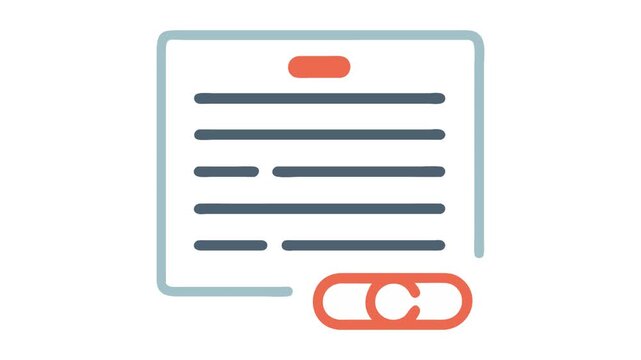  Modern Text Link Icon for Digital Platforms