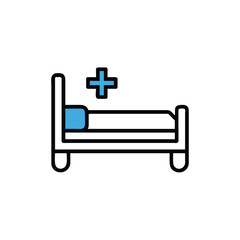 Fototapeta premium vector illustration of a modern sofa icon