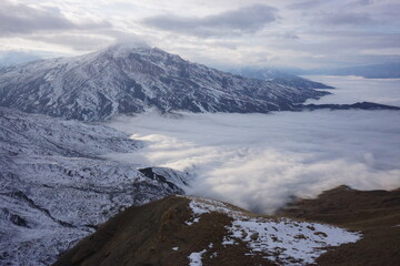 Snowy Peaks of Shahdag Mountains, Azerbaijan