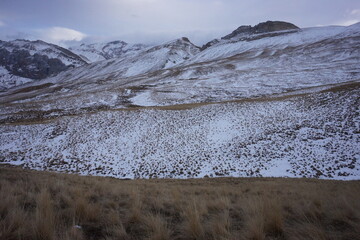 Snowy Peaks of Shahdag Mountains, Azerbaijan