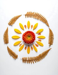 Autumn floral arrangement