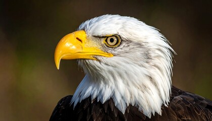 Obraz premium Bald Eagle Portrait Close Up.