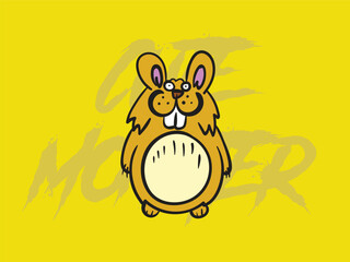 cute monster kaiju for kids background