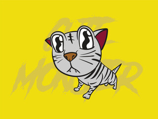 cute monster kaiju for kids background